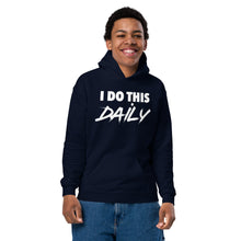 Load image into Gallery viewer, "I Do This Daily" Hooded Athletic Sweater